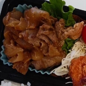 簡単節約！豚小間肉の味噌炒め